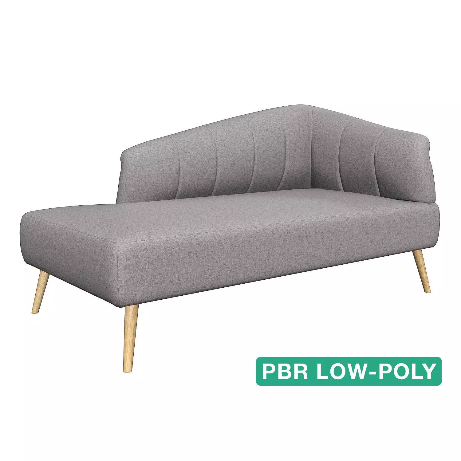 Couch Sofa - Wezen - Low-poly 3D model