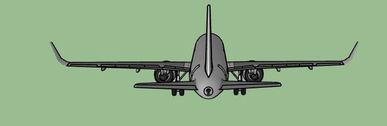 Airbus A320-200 WINGLET 3D model_3