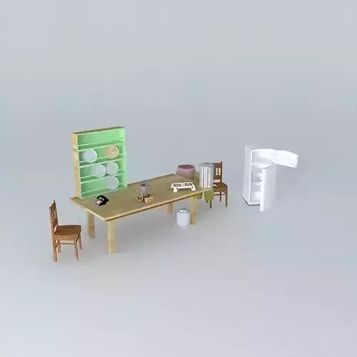 1950s rural kitchen set