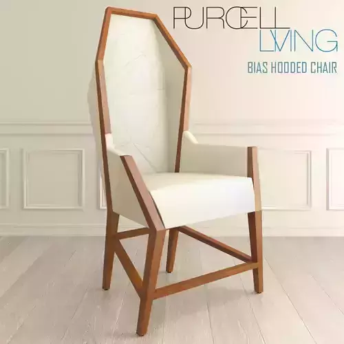 Purcell Living Bias Hooded chair 3D model