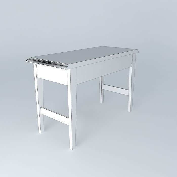 Nice 2 Drawer Console Table Free 3D model_4