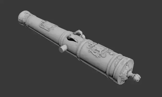 Ancient cannon Warship