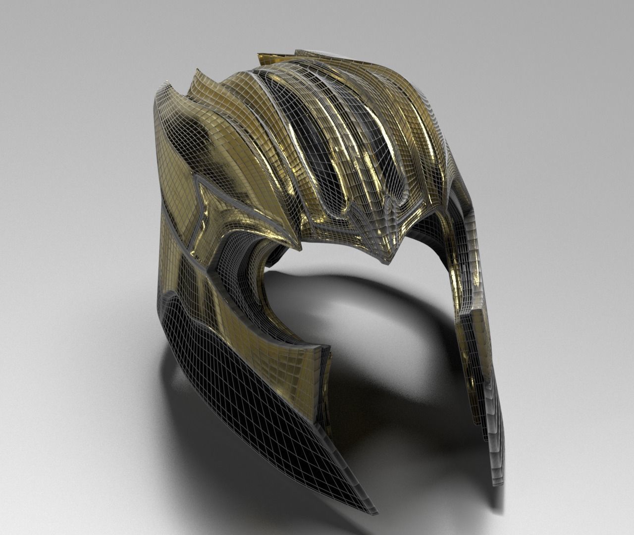 Thanos helmet 3D model_1
