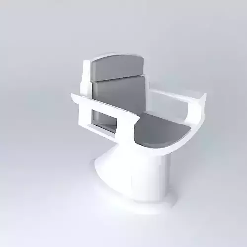 Captains Chair from the bridge of the USS Enterprise 1701 Free 3D model