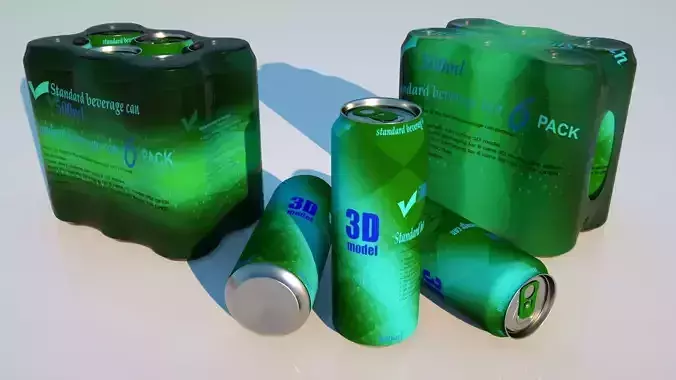Can package 500ml 3D model