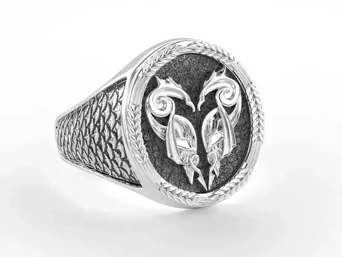 Custom signet ring