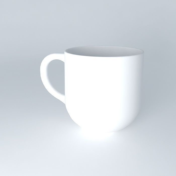 Mug coffee Free 3D model_1