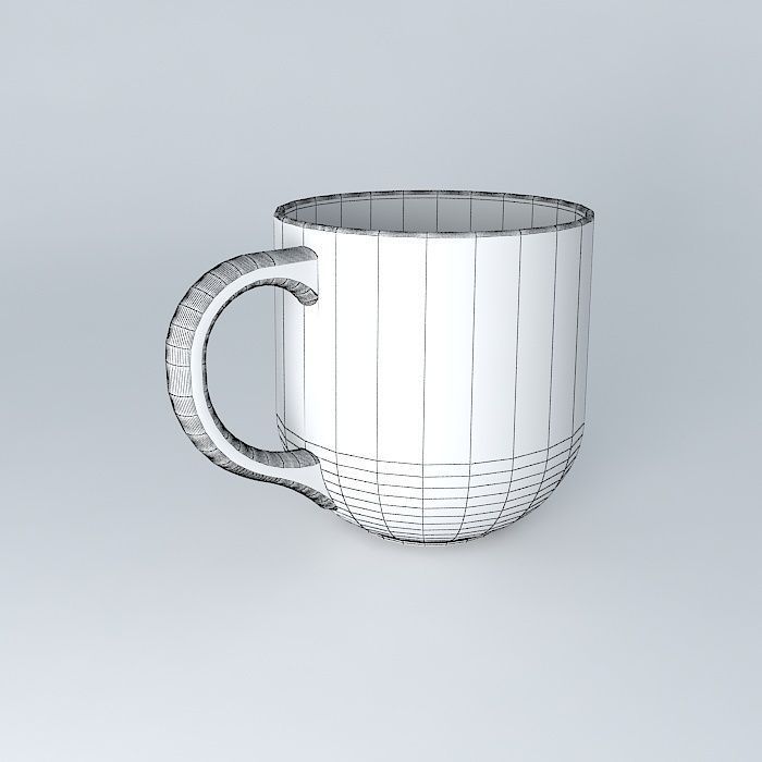 Mug coffee Free 3D model_4