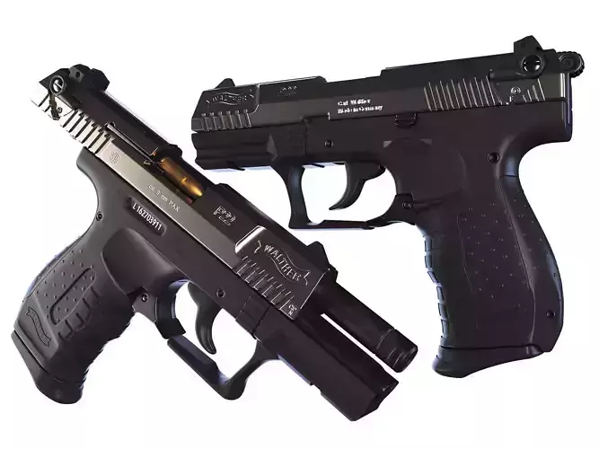 Walter P22 3D model