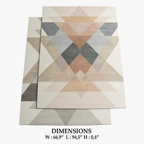 Freya Rugs 191 3D model