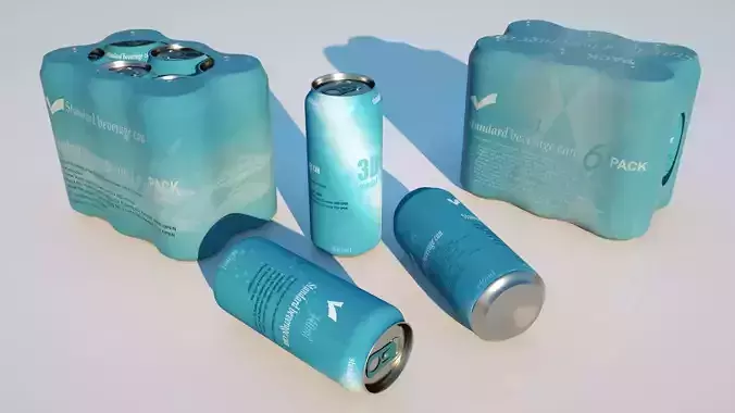 Can package 440ml 3D model