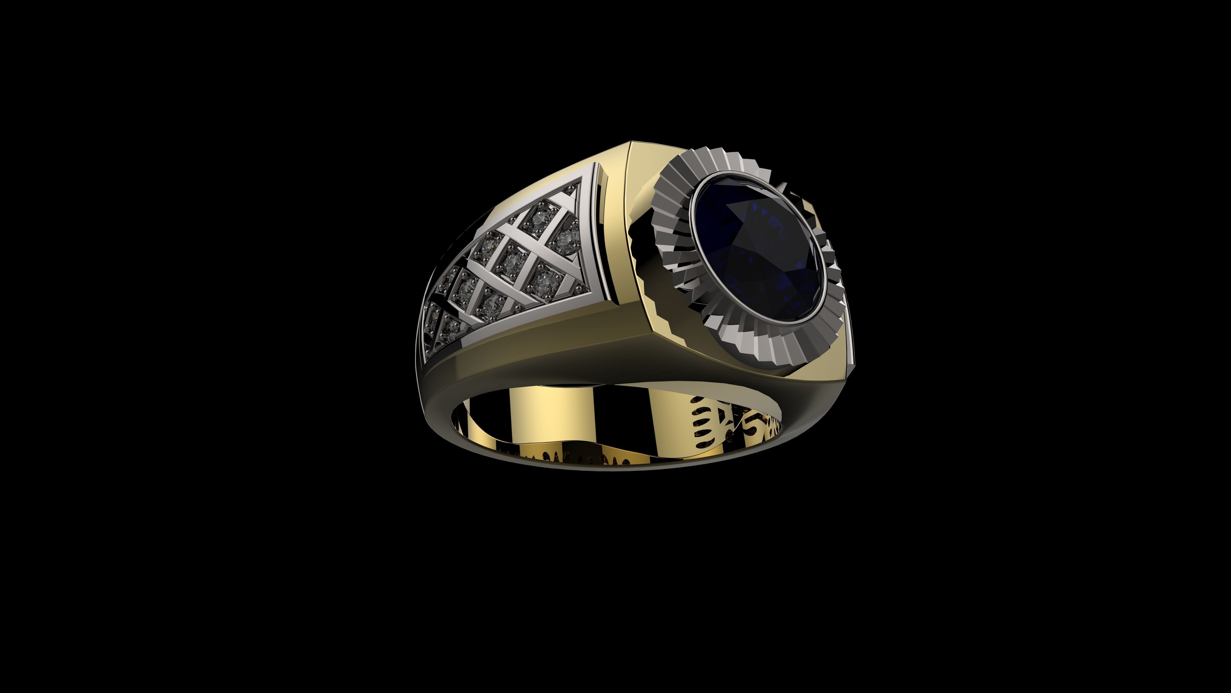 RINGS FOR MEN N7  2 3D print model_1