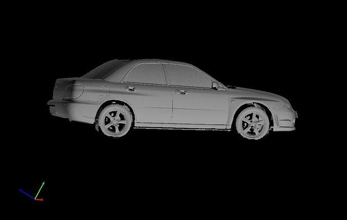 Subaru Impreza 3D Scan Data 3D model
