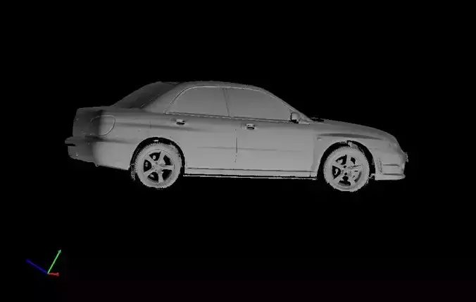 Subaru Impreza 3D Scan Data 3D model