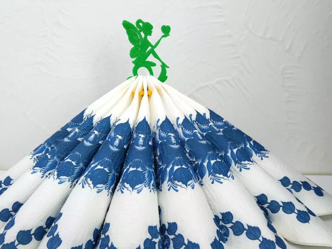 Napkin holder Flower Fairy 3D print model