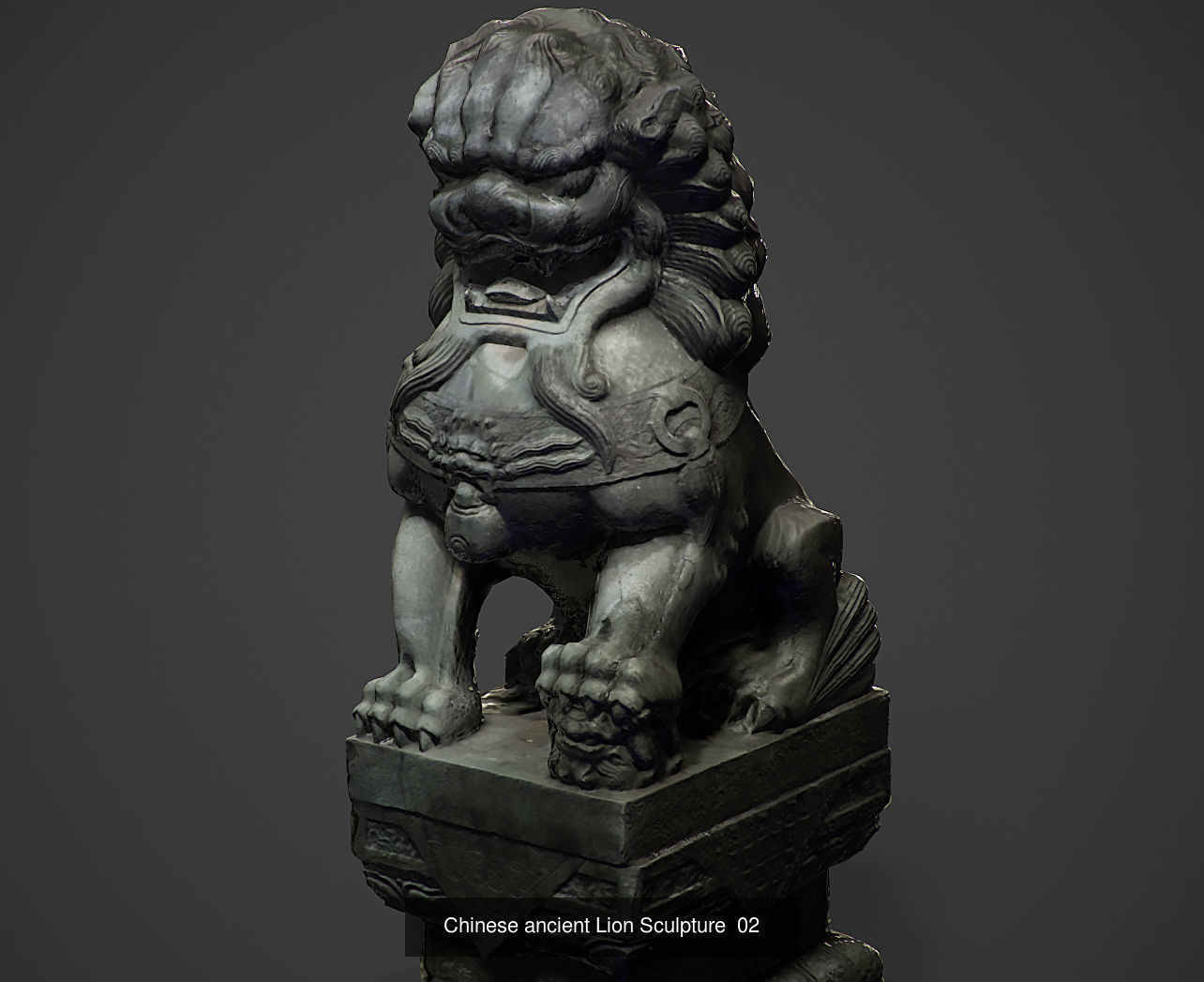 Chinese ancient statues  3D Model Collection_5