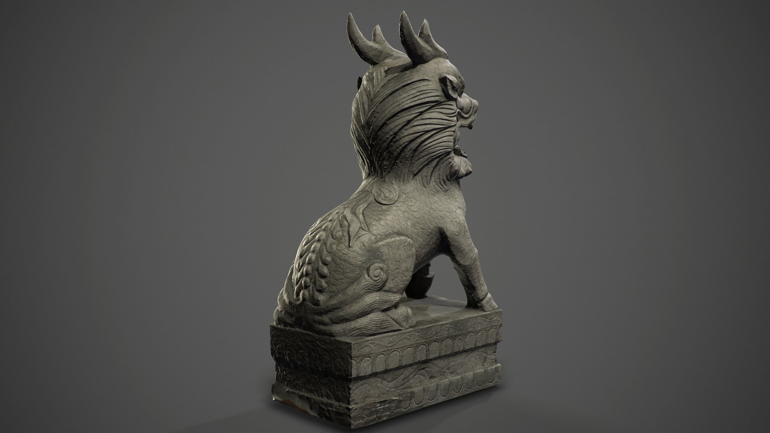 Chinese ancient statues  3D Model Collection_10