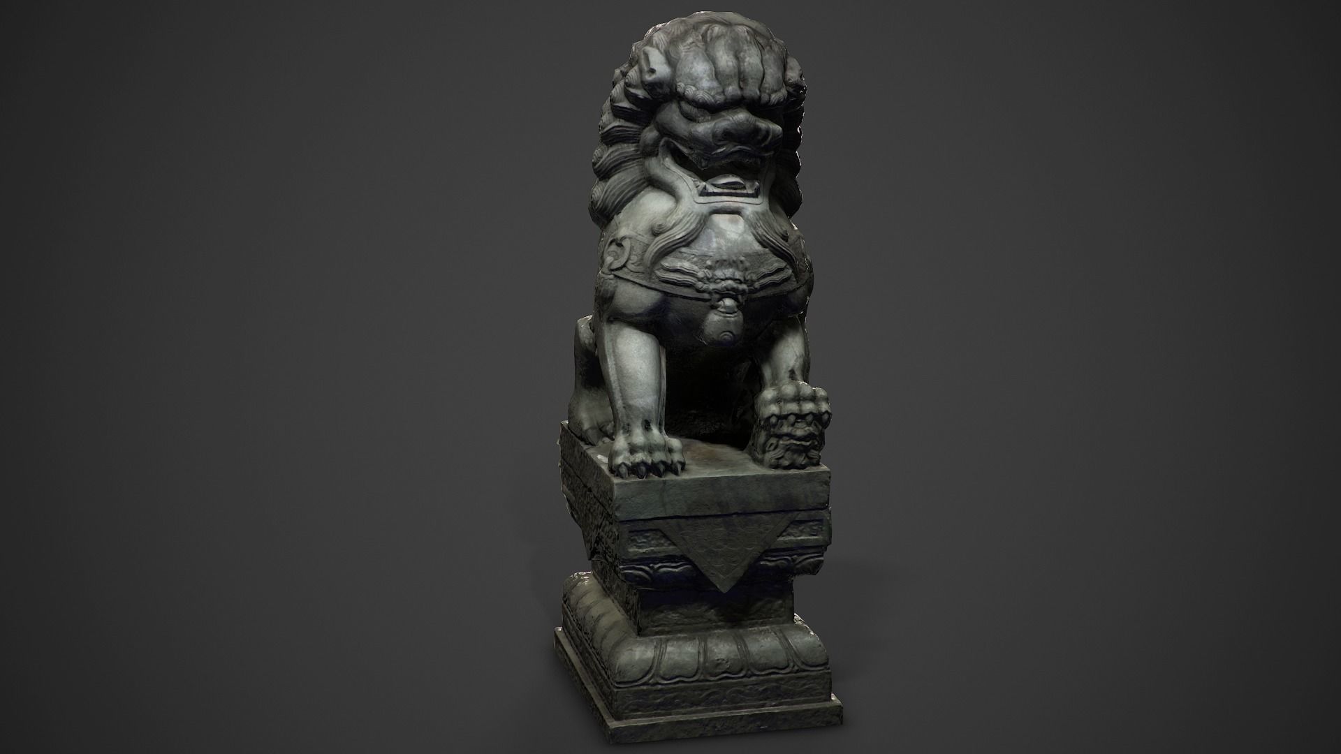 Chinese ancient statues  3D Model Collection_39