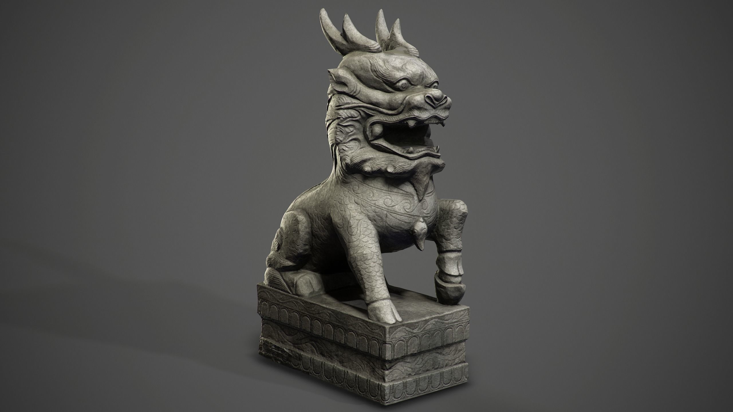 Chinese ancient statues  3D Model Collection_6