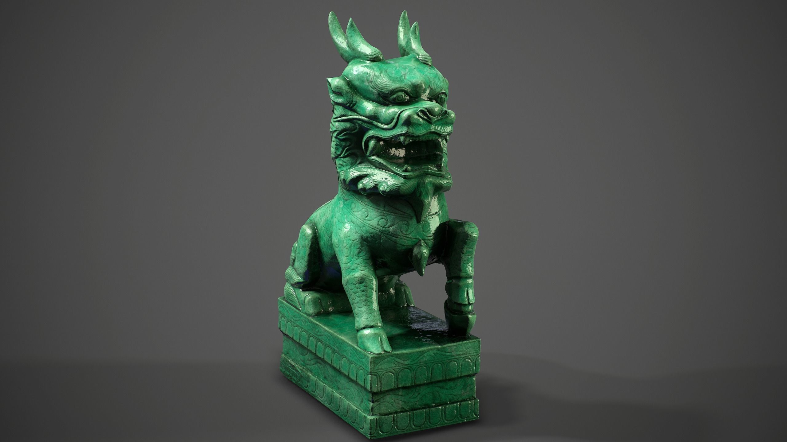 Chinese ancient statues  3D Model Collection_13
