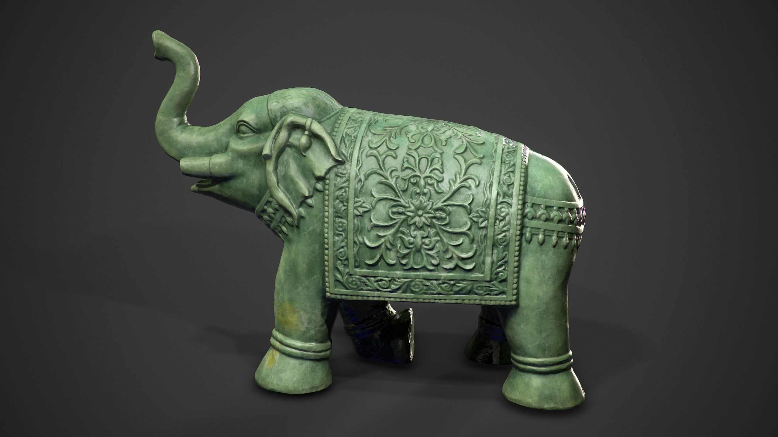 Chinese ancient statues  3D Model Collection_22