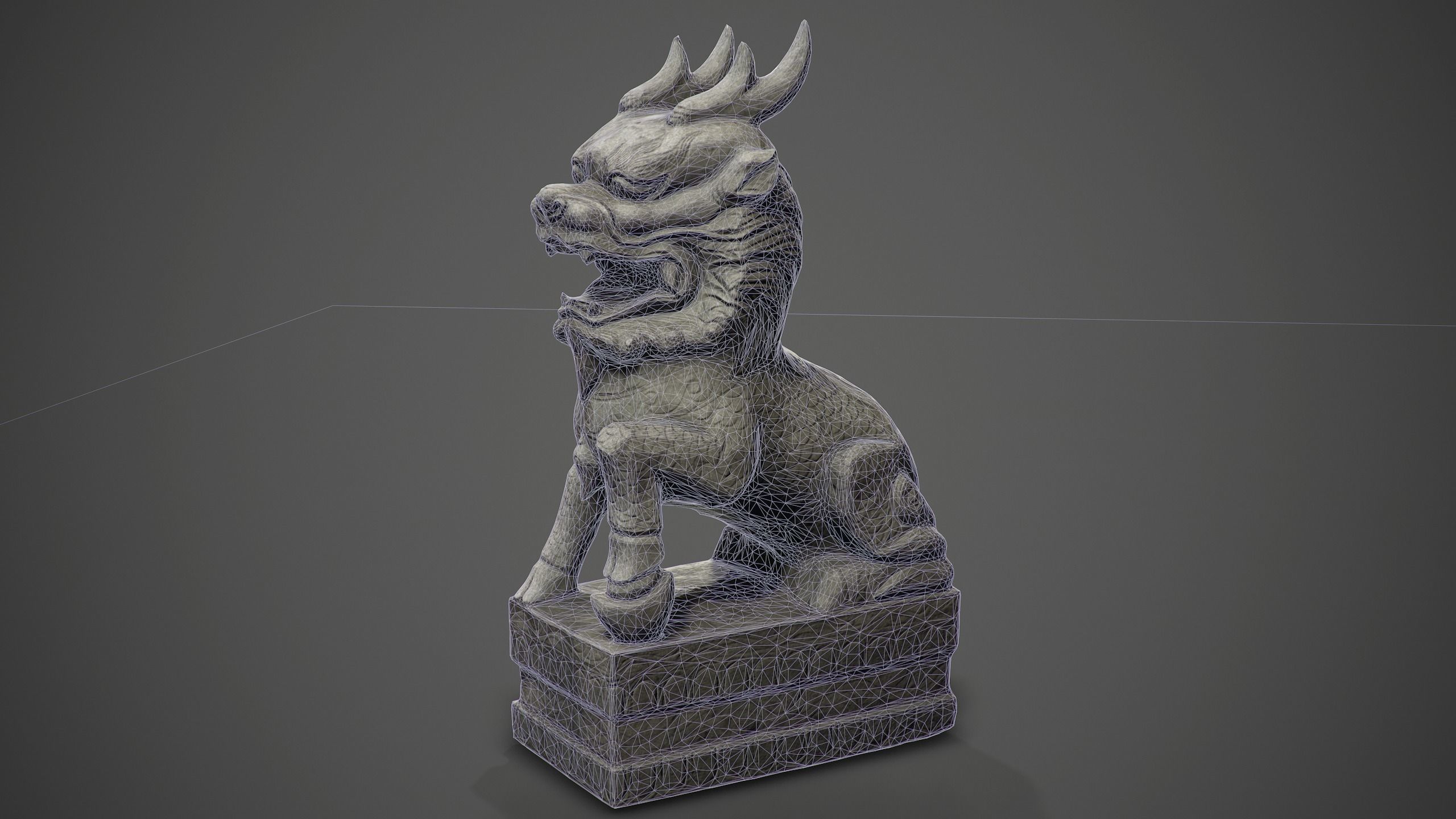 Chinese ancient statues  3D Model Collection_14