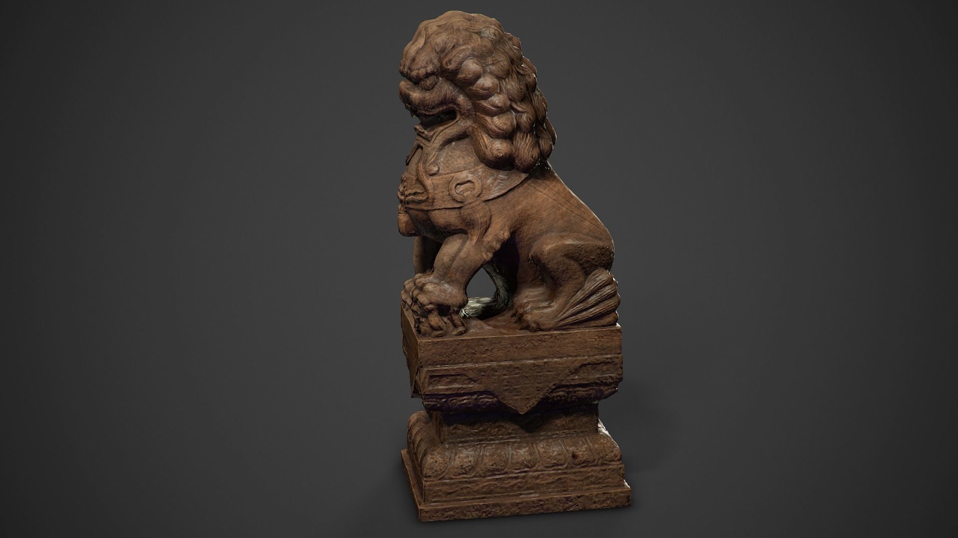 Chinese ancient statues  3D Model Collection_43