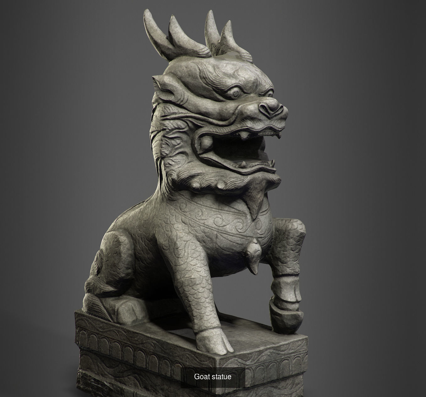 Chinese ancient statues  3D Model Collection_9