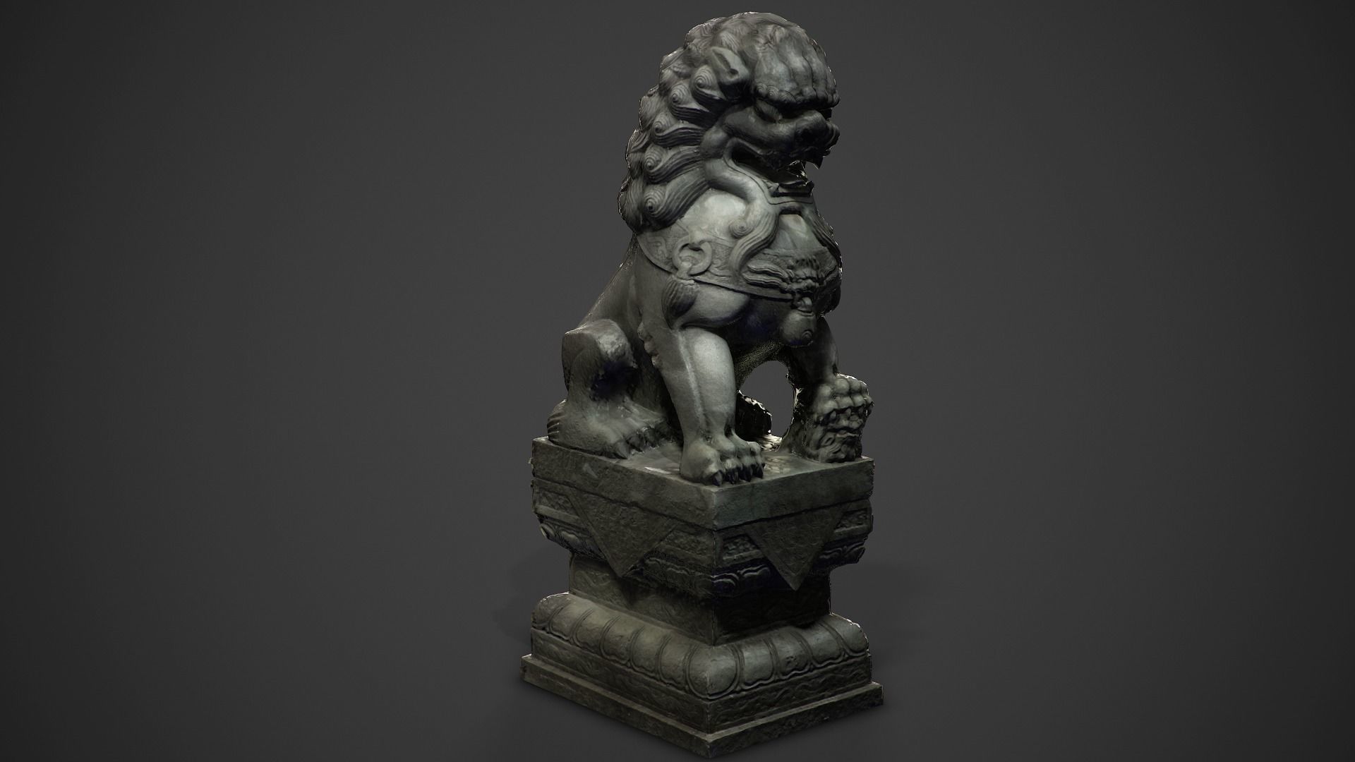 Chinese ancient statues  3D Model Collection_33