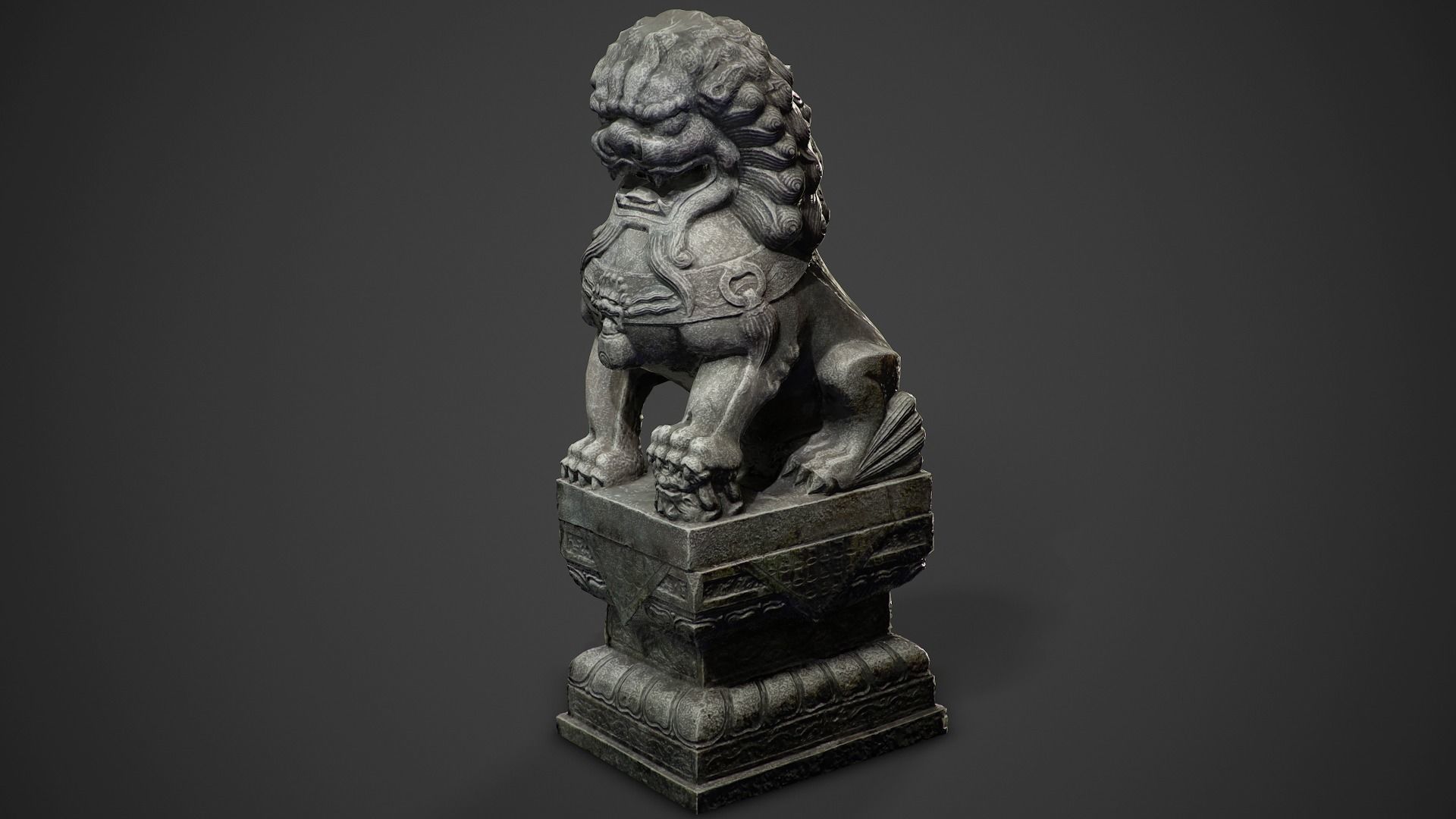 Chinese ancient statues  3D Model Collection_38