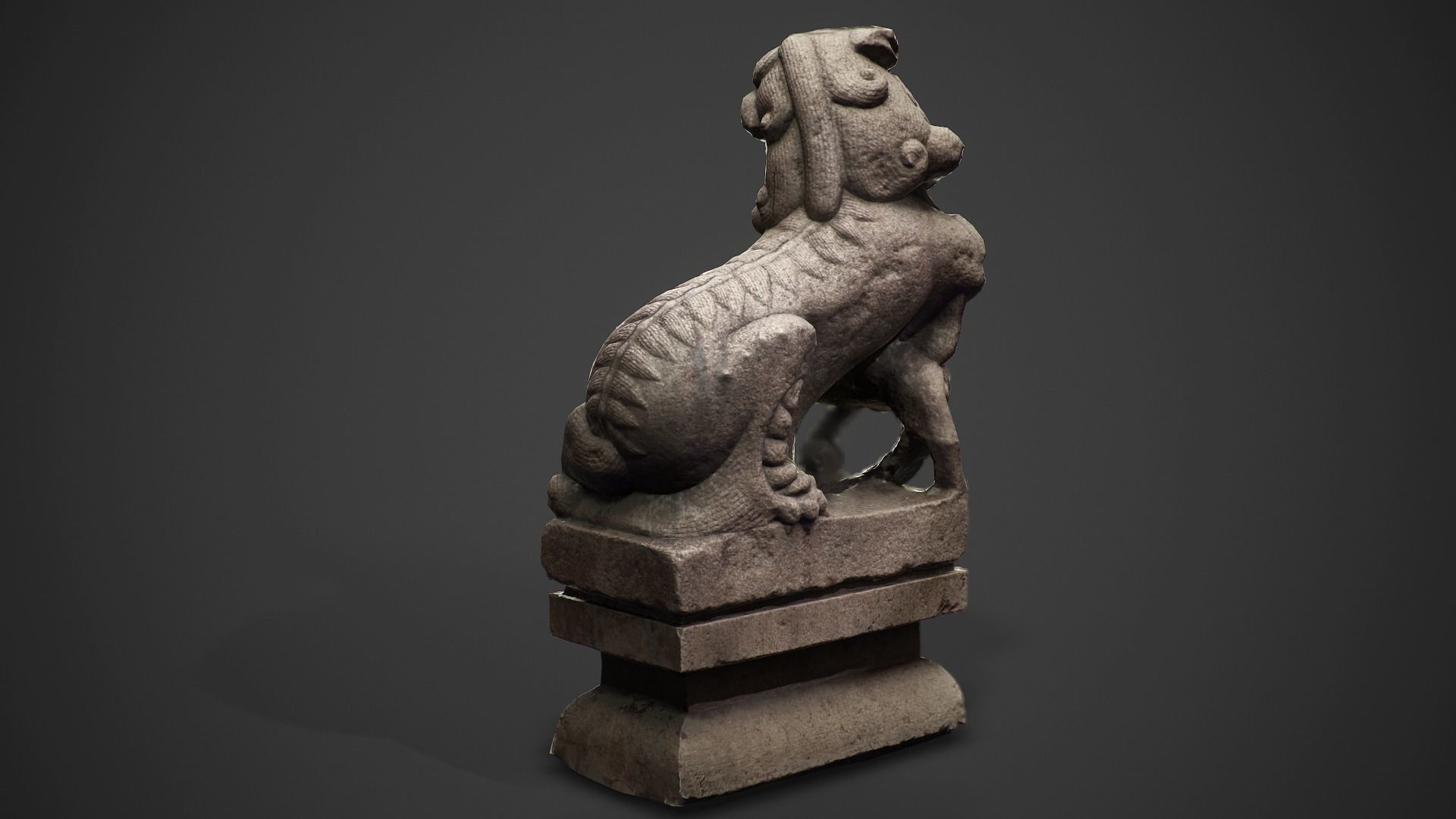 Chinese ancient statues  3D Model Collection_40