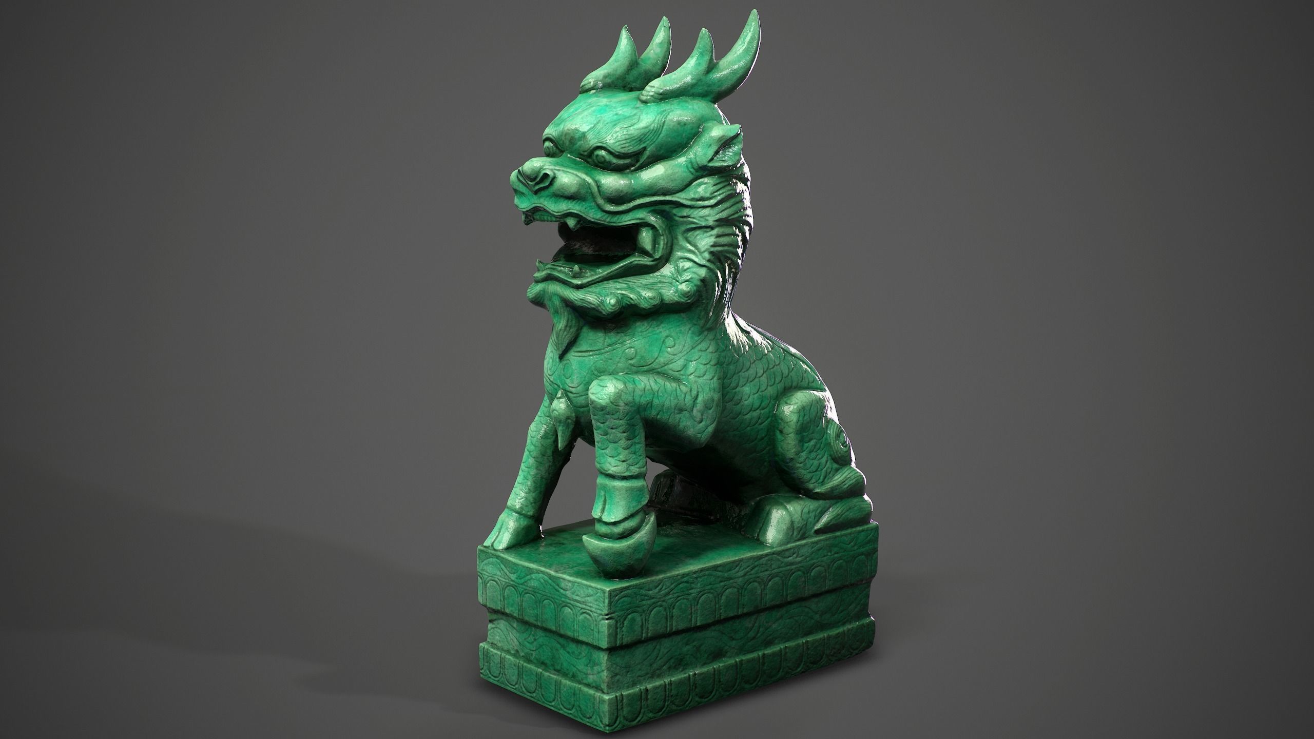 Chinese ancient statues  3D Model Collection_8