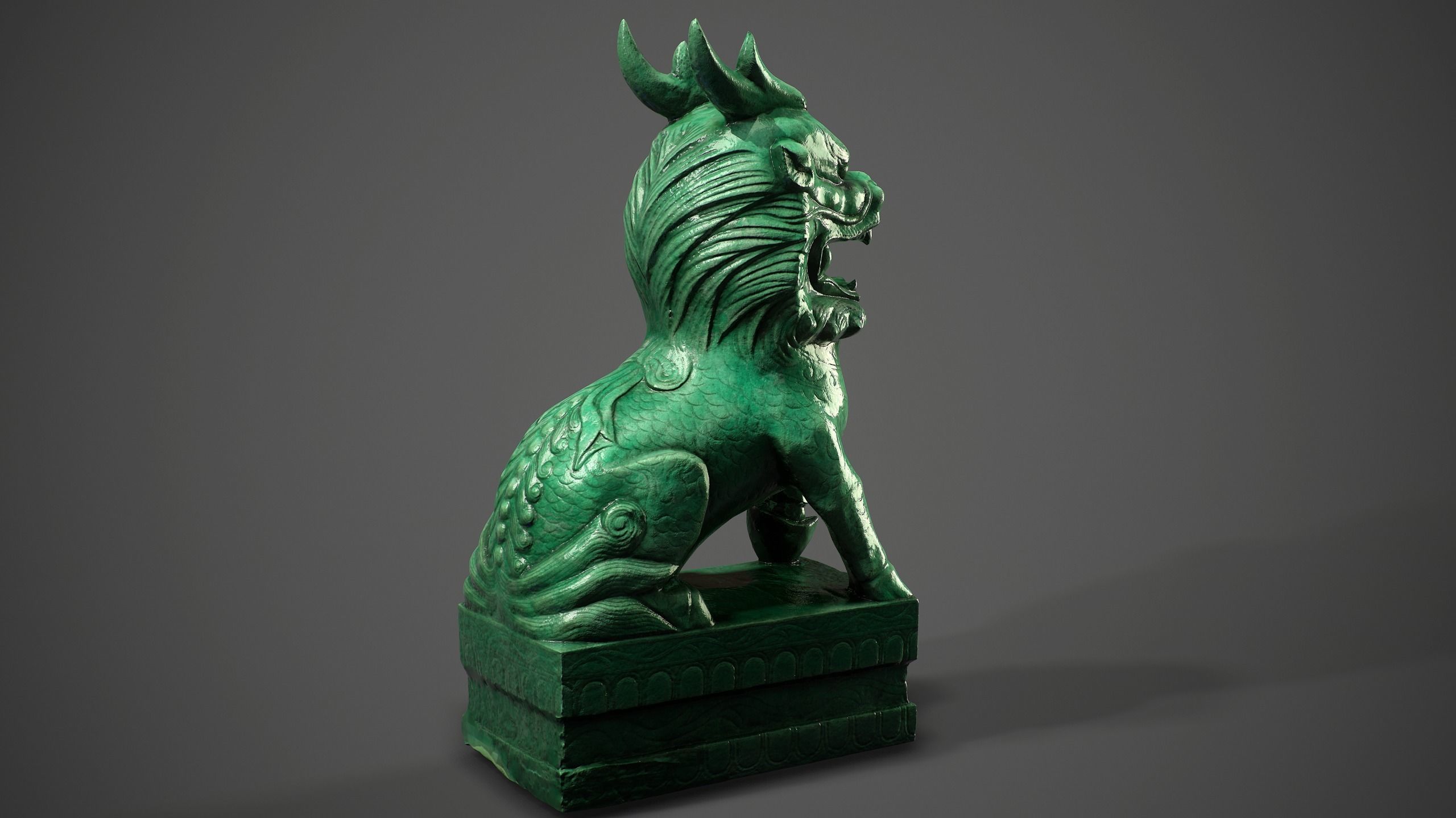 Chinese ancient statues  3D Model Collection_12