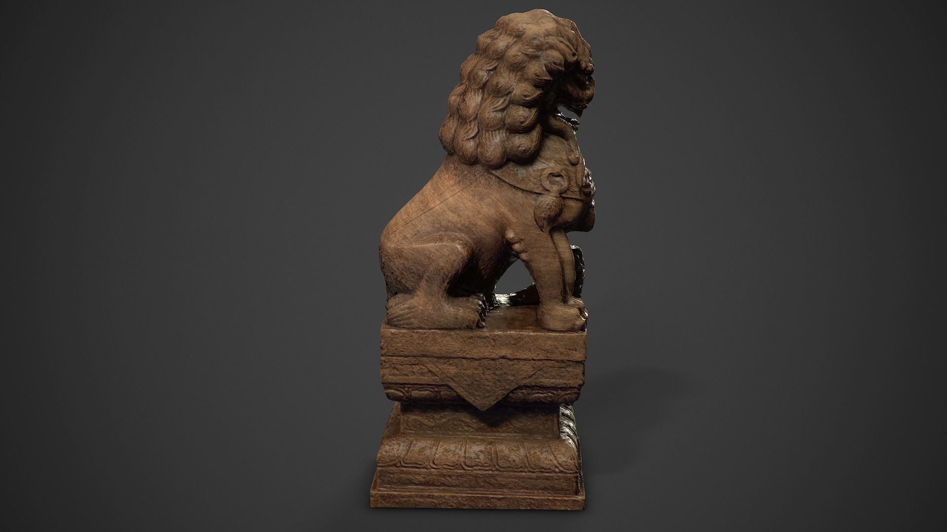 Chinese ancient statues  3D Model Collection_35