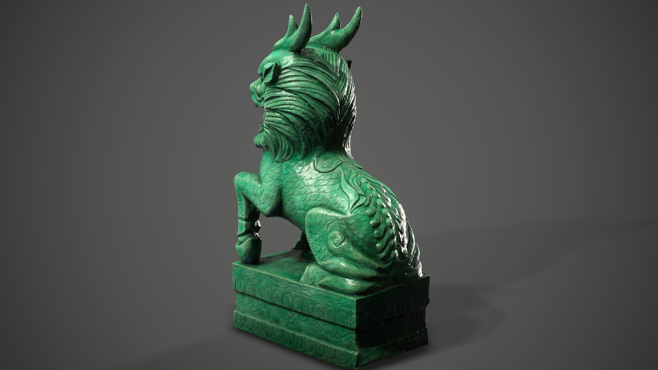 Chinese ancient statues  3D Model Collection_15
