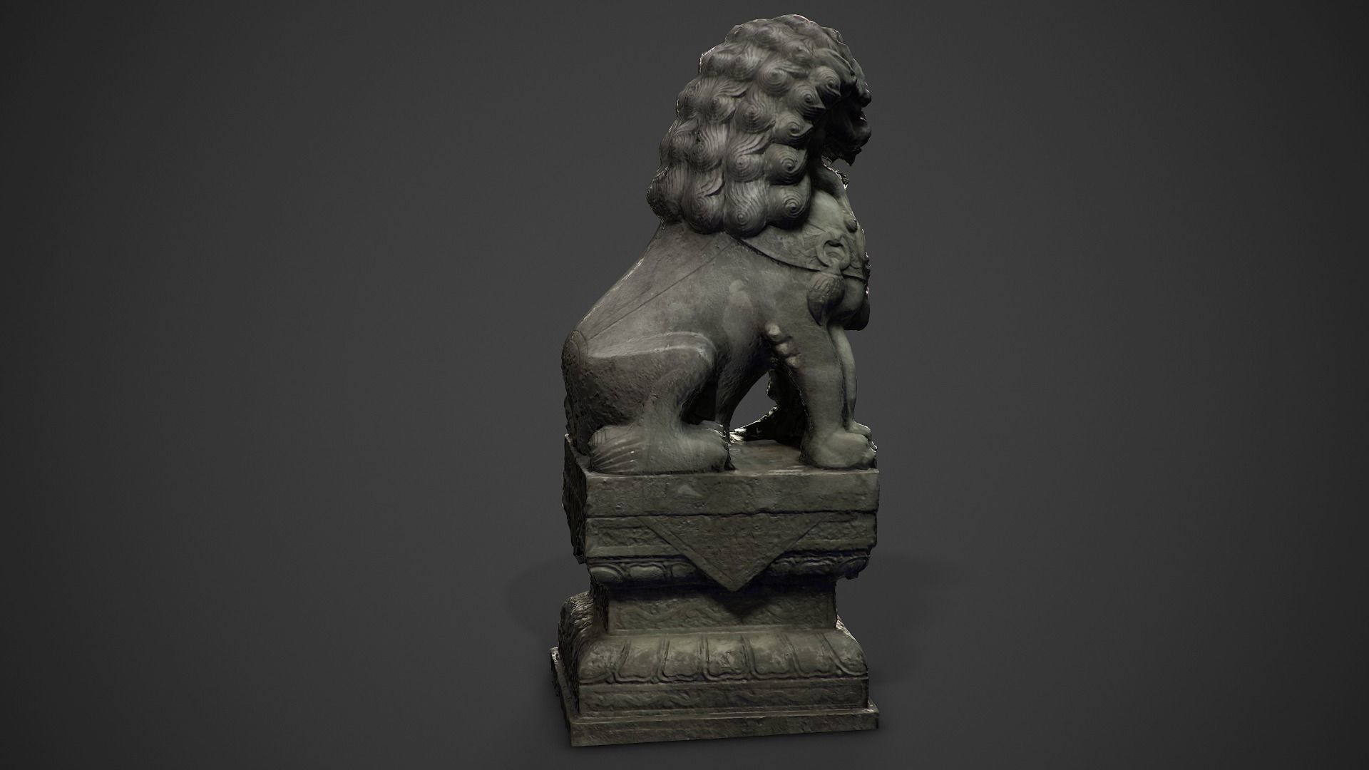 Chinese ancient statues  3D Model Collection_37