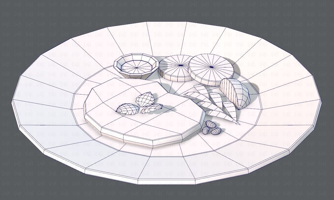 Steak V01 Low-poly 3D model_32