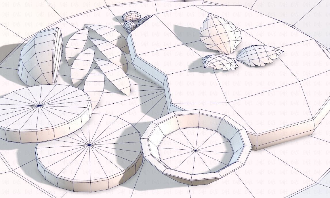 Steak V01 Low-poly 3D model_48