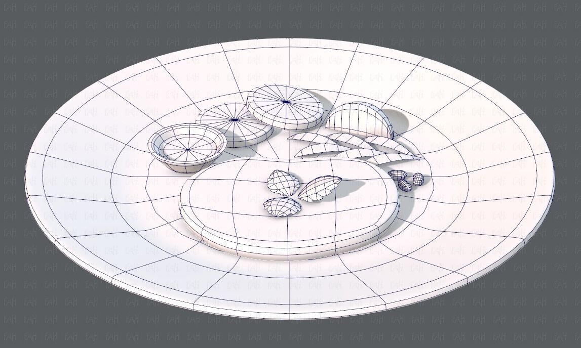 Steak V01 Low-poly 3D model_9