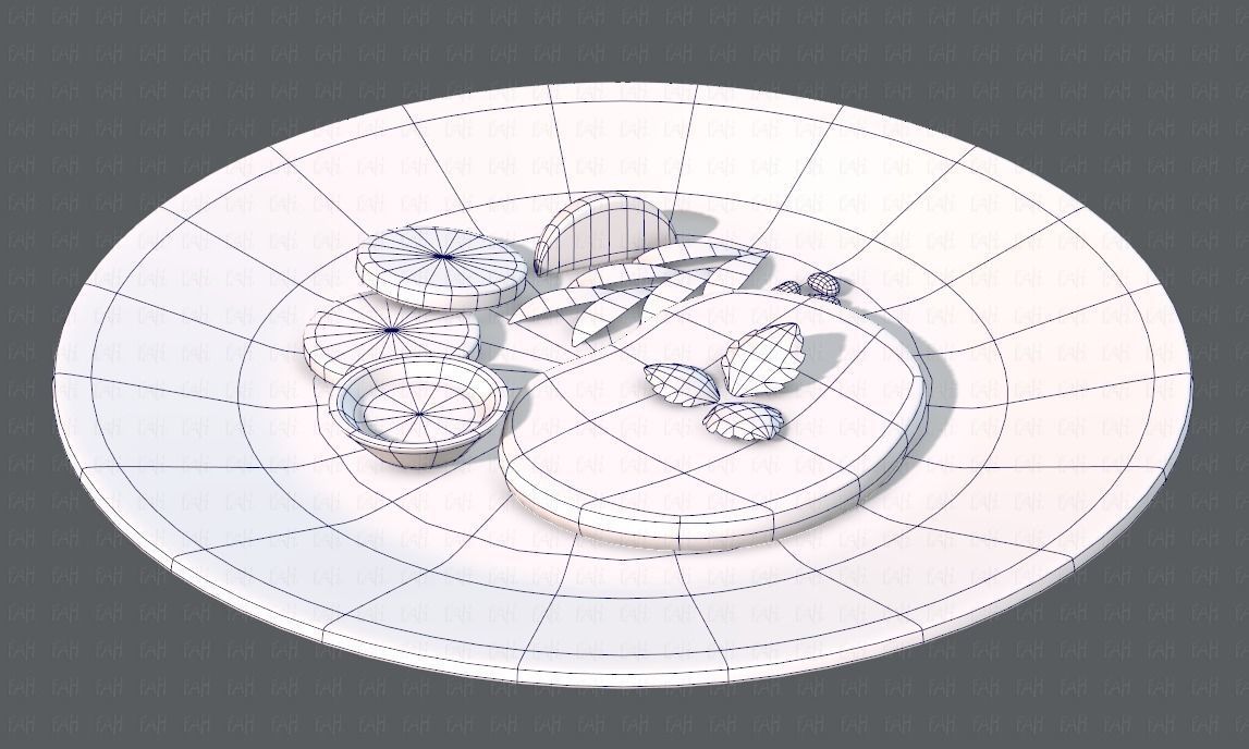 Steak V01 Low-poly 3D model_10