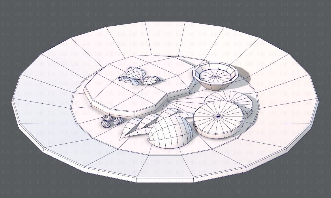 Steak V01 Low-poly 3D model_30