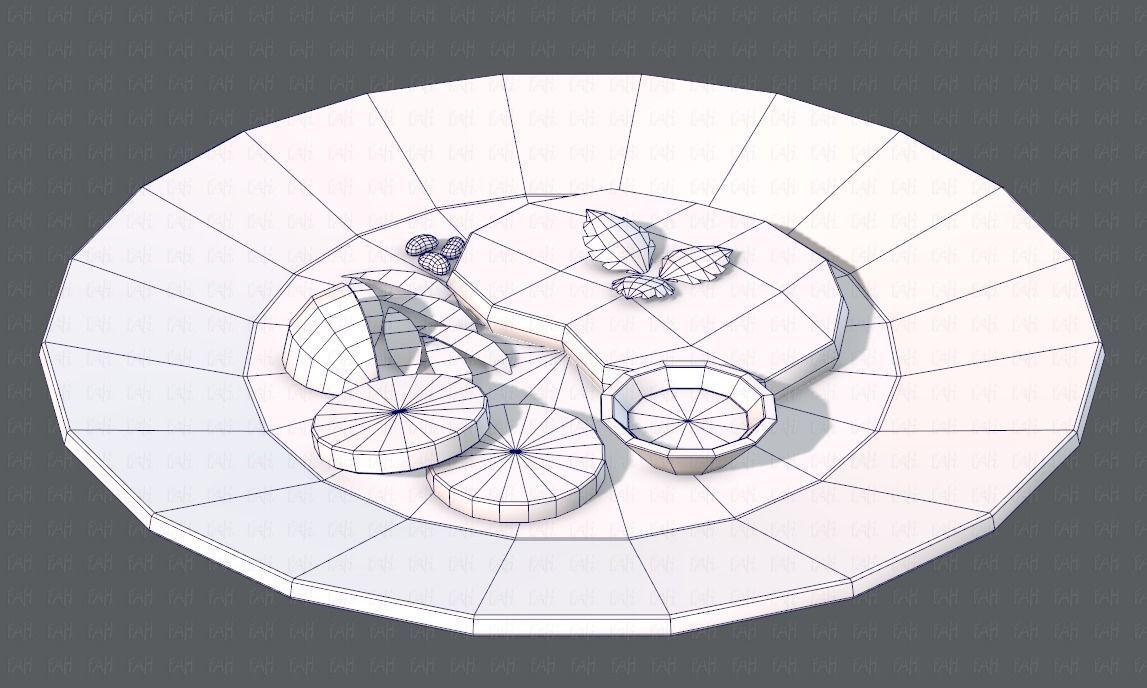 Steak V01 Low-poly 3D model_28