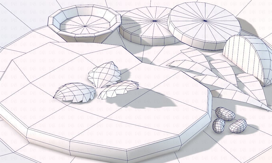 Steak V01 Low-poly 3D model_44