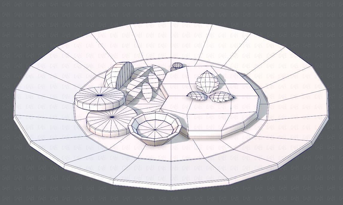 Steak V01 Low-poly 3D model_27