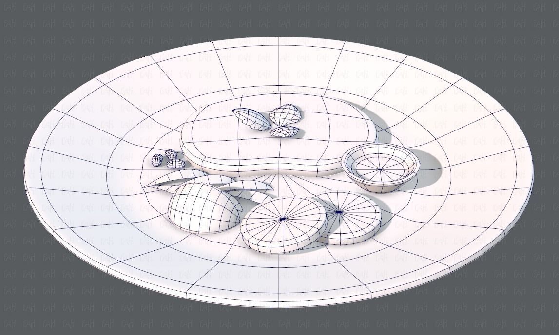 Steak V01 Low-poly 3D model_13