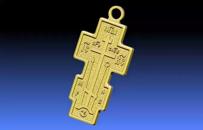 Cross ortodox  3D print model