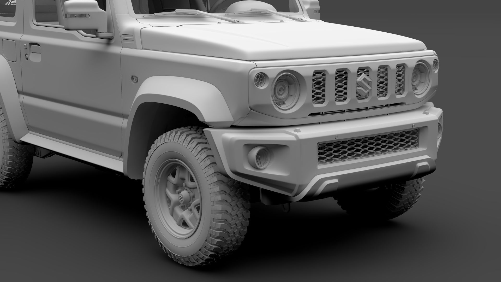 Suzuki Jimny Sierra JC 2020 3D model_13