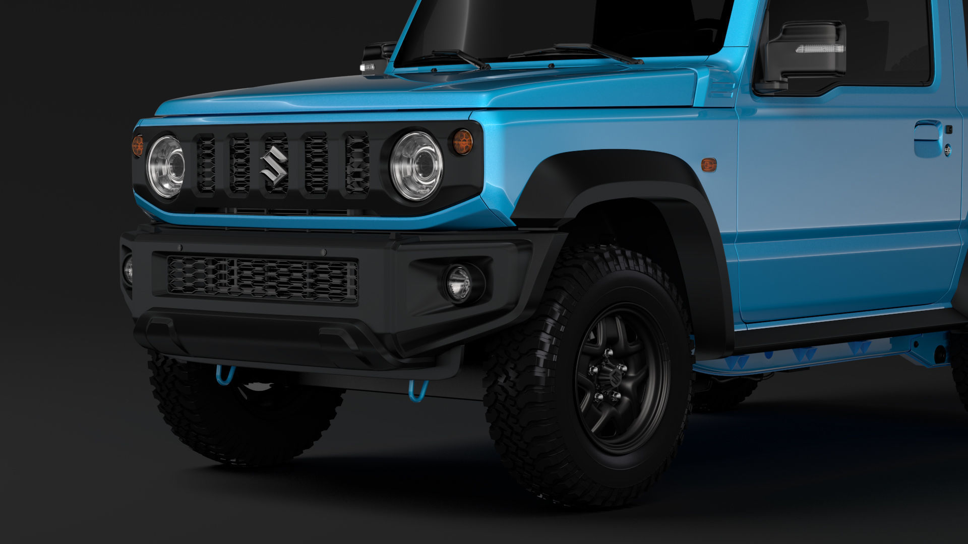 Suzuki Jimny Sierra JC 2020 3D model_7