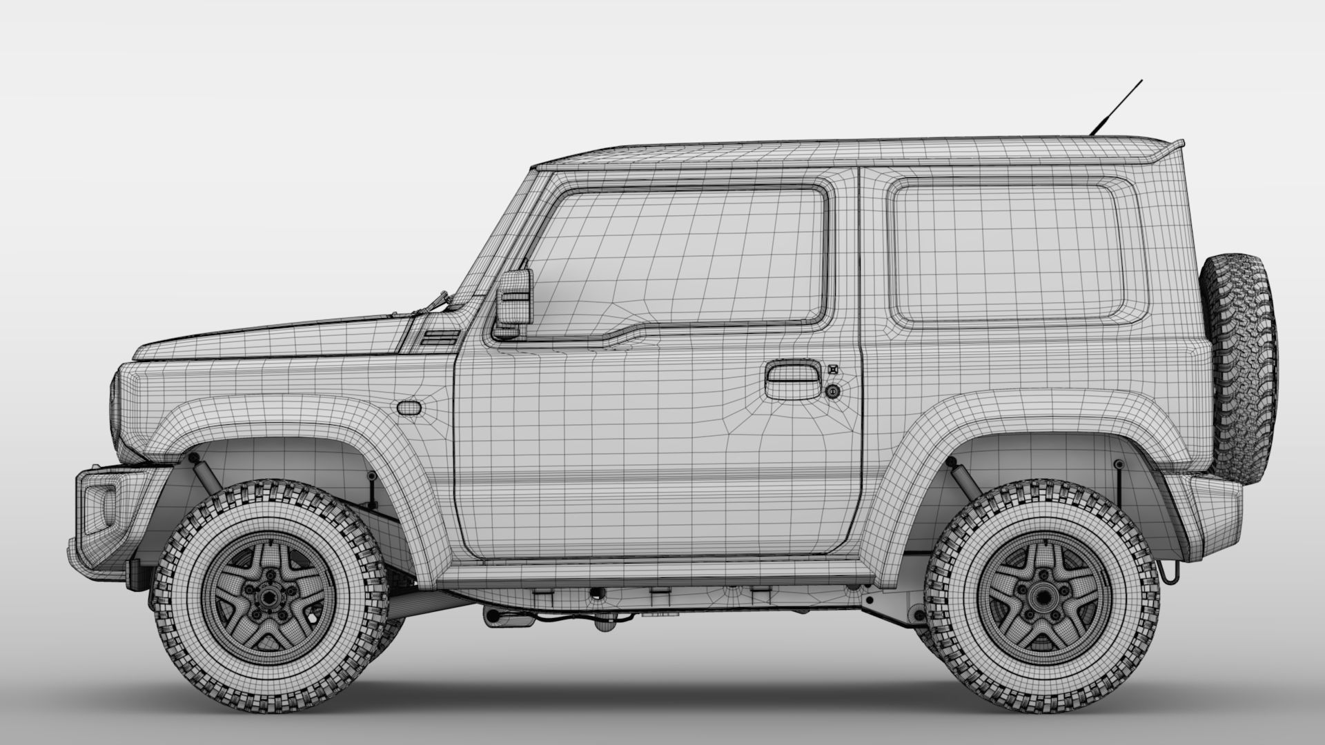 Suzuki Jimny Sierra JC 2020 3D model_20