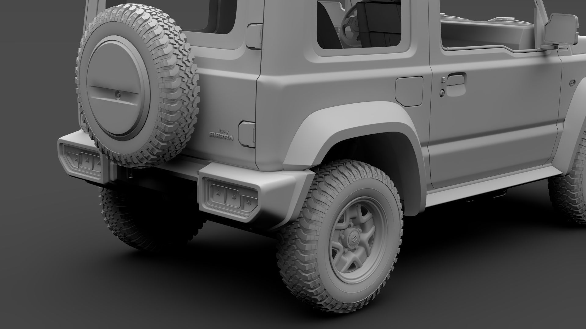 Suzuki Jimny Sierra JC 2020 3D model_16